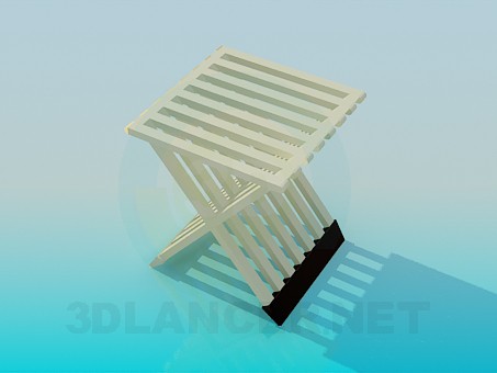 3d model Silla plegable - vista previa