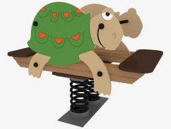 Sedia a dondolo del parco giochi Turtle (6118)