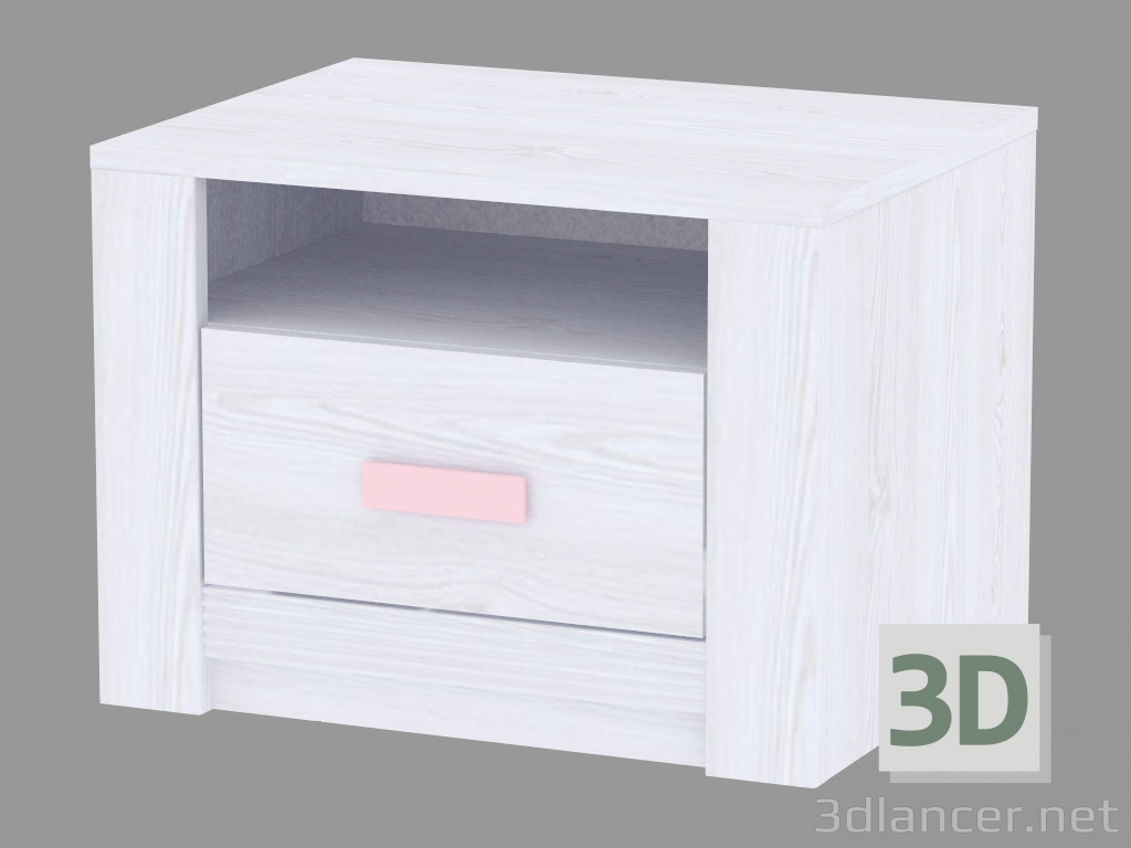 3d model Mesita de noche 1S (TIPO LLOK05) - vista previa