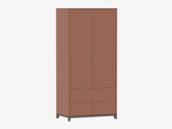 Wardrobe CASE № 4 - 1000 with drawers (IDC018007216)