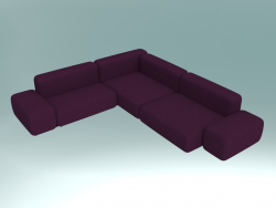 Angular sofa PLUS L shape