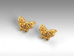 Boucles d'oreilles papillon