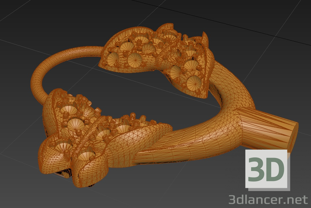 3D Kelebek Küpe modeli satın - render