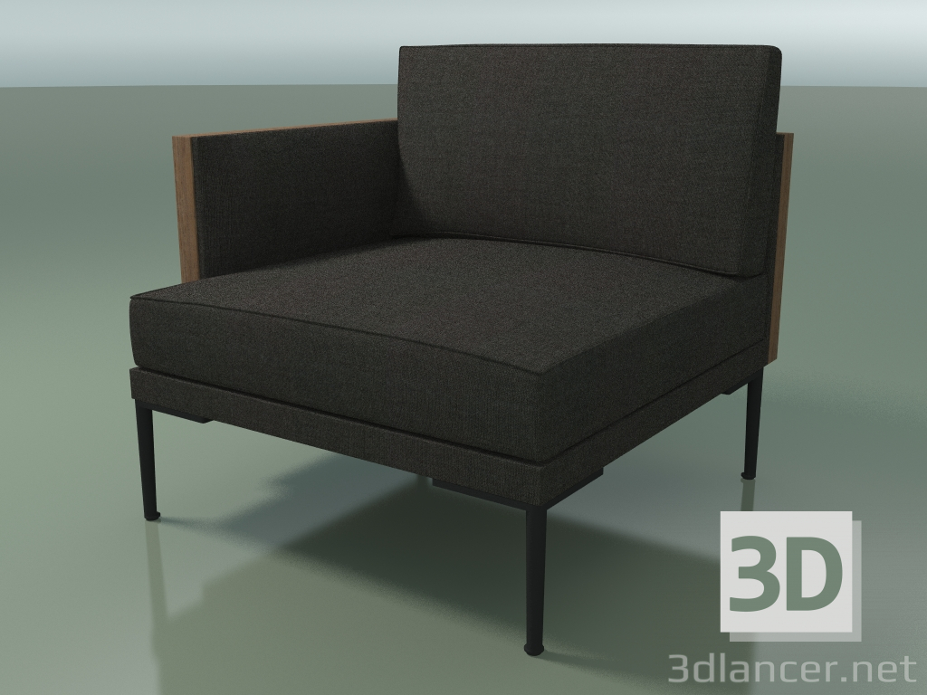 3D modeli Uç modülü 5214 (sağdaki kolçak, Ceviz) - önizleme