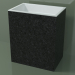 modello 3D Lavabo freestanding (03R146301, Nero Assoluto M03, L 72, P 48, H 85 cm) - anteprima