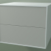 modello 3D Scatola doppia (8AUBCB01, Glacier White C01, HPL P02, L 60, P 50, H 48 cm) - anteprima