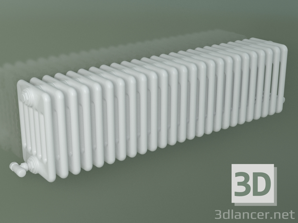 3d model Radiador tubular PILON (S4H 6 H302 25EL, blanco) - vista previa