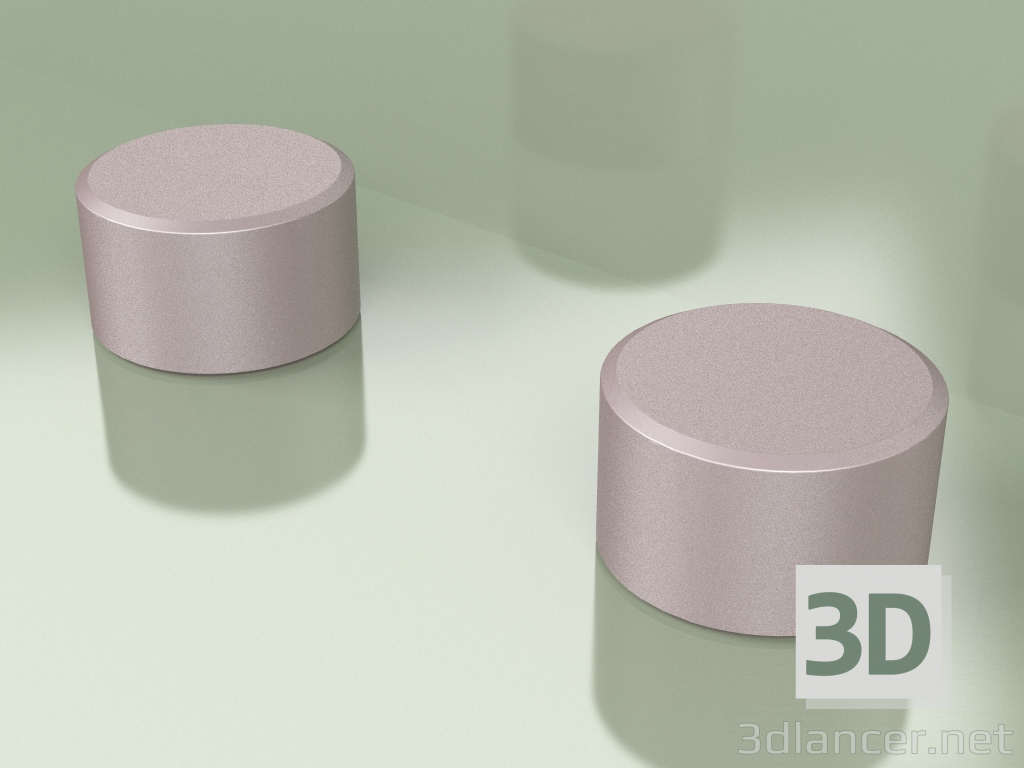 Modelo 3d Conjunto de 2 válvulas de corte de mistura Ø 63 mm (16 51 V, OR) - preview