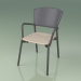 3d model Silla 021 (Metal Ahumado, Gris, Mole de resina de poliuretano) - vista previa