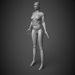 Modelo 3d Mulher - preview