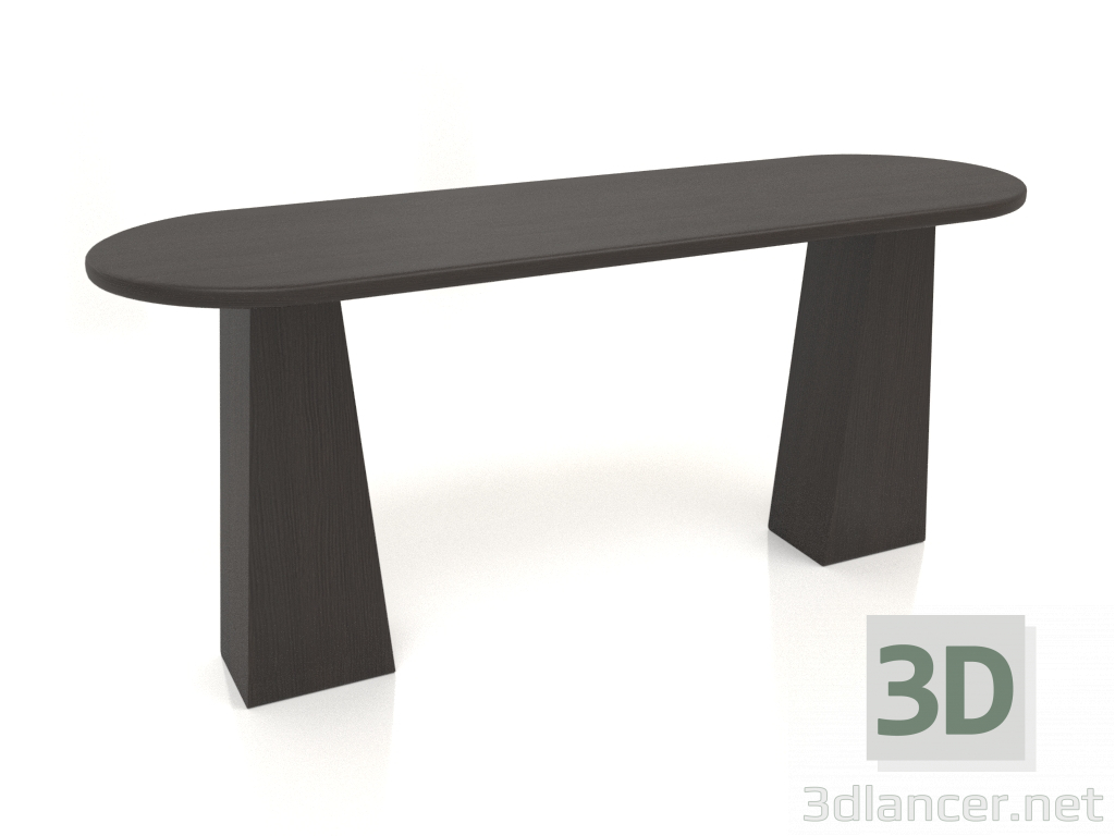 3d model Consola KT 09 (1600x500x700, marrón madera) - vista previa