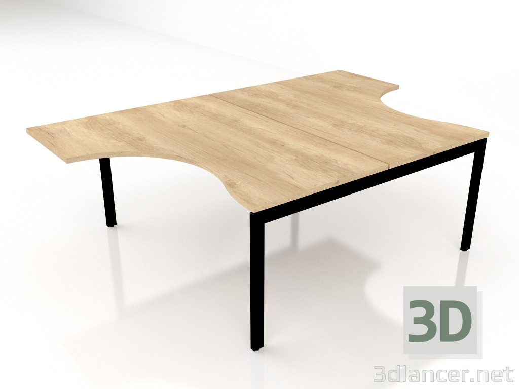 3d model Mesa de trabajo Ogi U Bench BOU15 (1600x2410) - vista previa