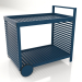 3d model Serving trolley (Grey blue) - preview