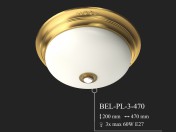 Плафоньера KUTEK BELLAGIO BEL-PL-3-470