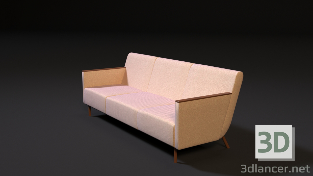 modello 3D di divano comprare - rendering