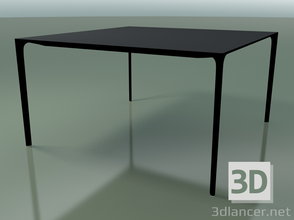 Modelo 3d Mesa quadrada 0807 (H 74 - 137x137 cm, laminado Fenix F06, V39) - preview