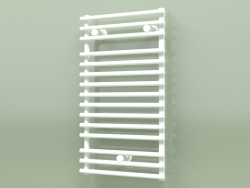 Heated towel rail - Santorini (SAN 07 400 mm, RAL - 9016)