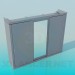 3d model Wardrobe with sliding door - preview