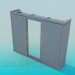 3d model Wardrobe with sliding door - preview