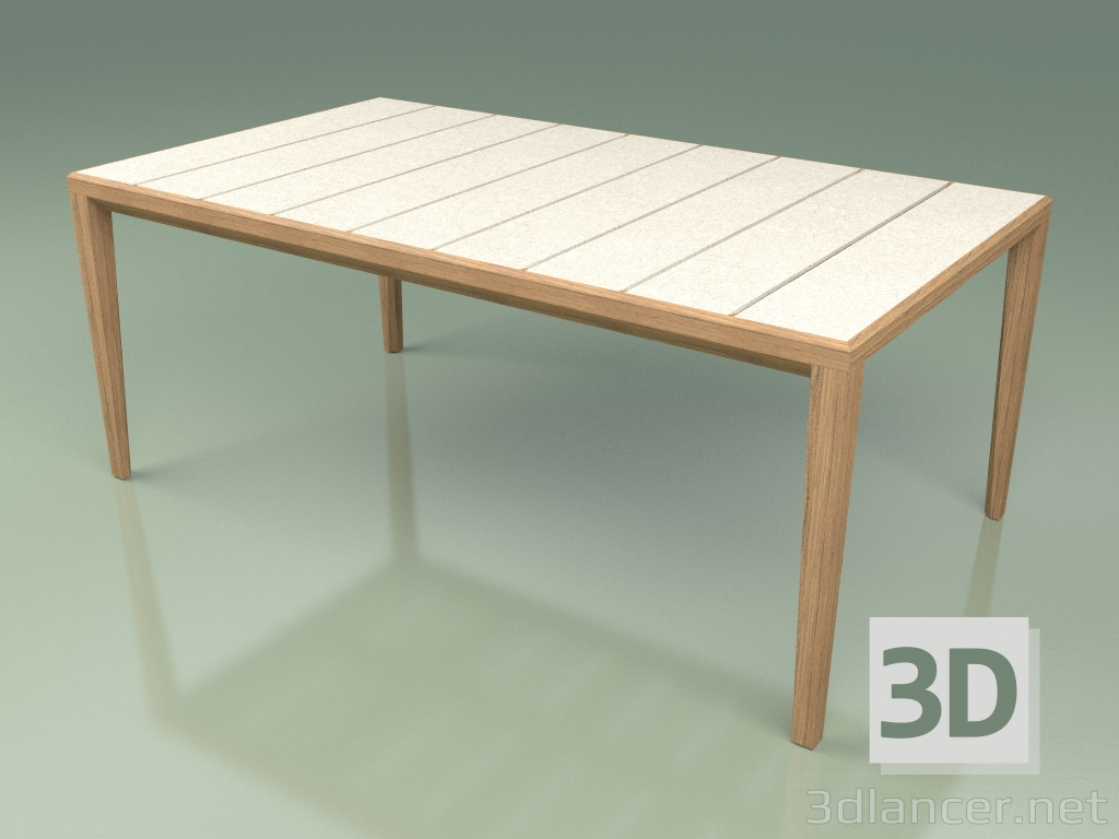 3d model Mesa de comedor 173 (Gres Ivory) - vista previa