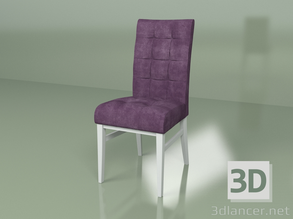 modèle 3D Chaise Enzo (Blanc) - preview