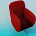 3d model Sillón con asiento cónico - vista previa