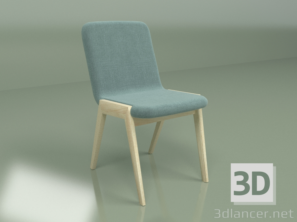 modello 3D Sedia Mayson (rovere sbiancato) - anteprima