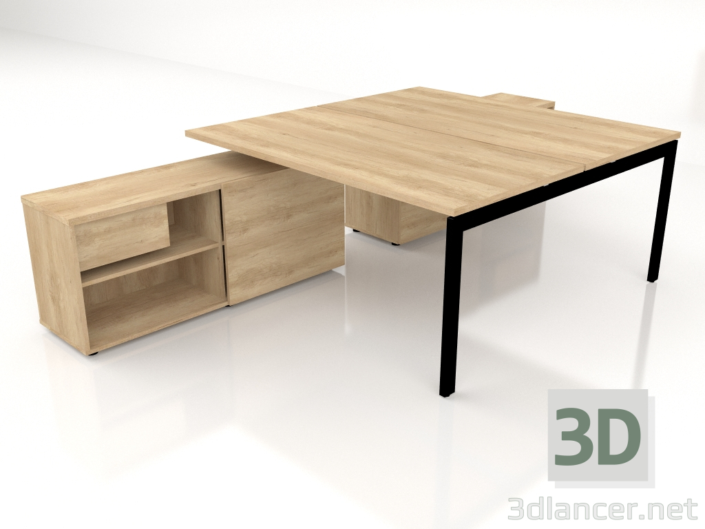 Modelo 3d Mesa de trabalho Ogi U Banco BOUL40 (1600x3210) - preview