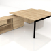 3d model Work table Ogi U Bench BOUL40 (1600x3210) - preview