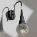 3d model Sconce Enri black (08056,19) - preview