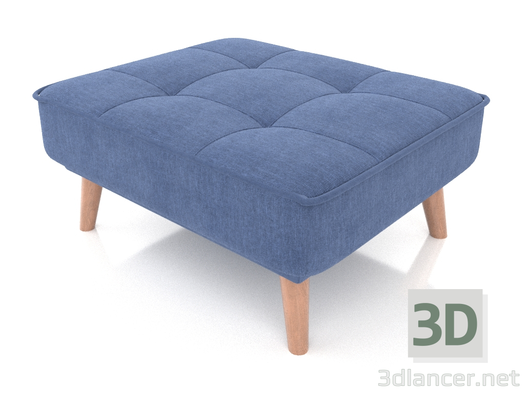 3D Modell Osmanische Diva (blau) - Vorschau