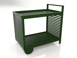 Serving trolley (Bottle green)