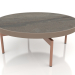 Modelo 3d Mesa de centro redonda Ø90x36 (Bronze, DEKTON Radium) - preview