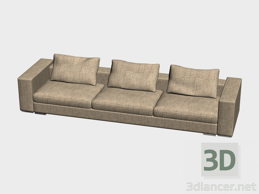 3d model Infiniti LUX sofa (348x98) - preview