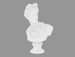 Marble bust of Bust of Apollo Belvedere