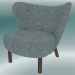 modèle 3D Fauteuil Little Petra (VB1, H 75cm, 83x79cm, Noyer huilé) - preview