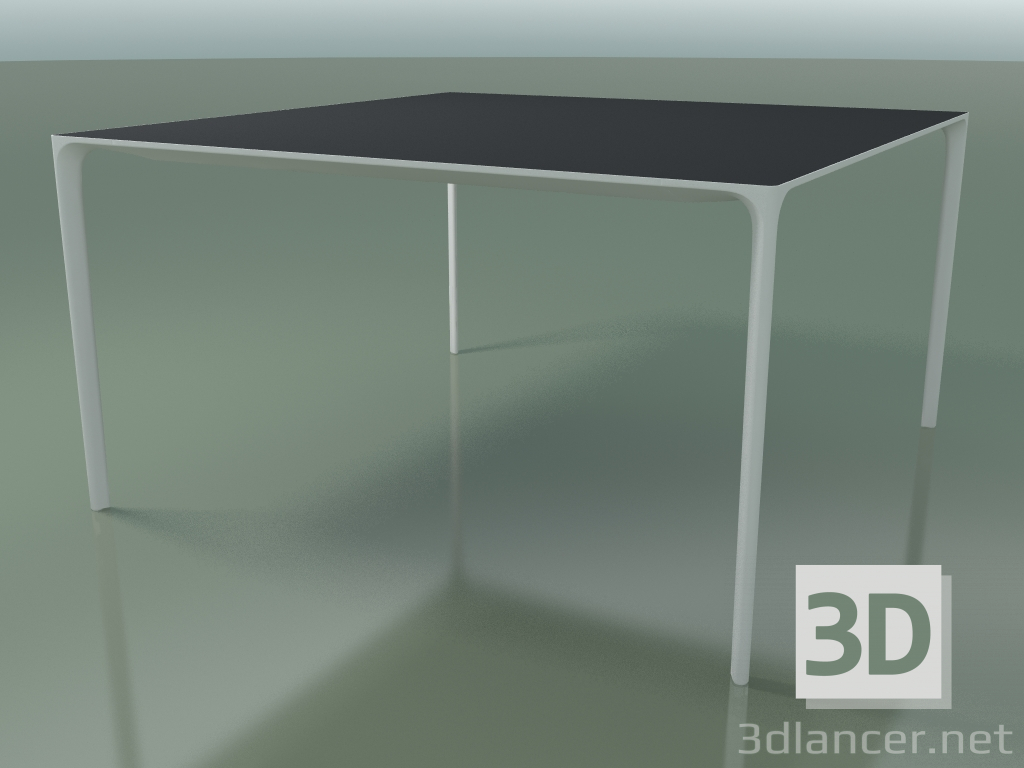 3d model Mesa cuadrada 0807 (H 74 - 137x137 cm, laminado Fenix F06, V12) - vista previa