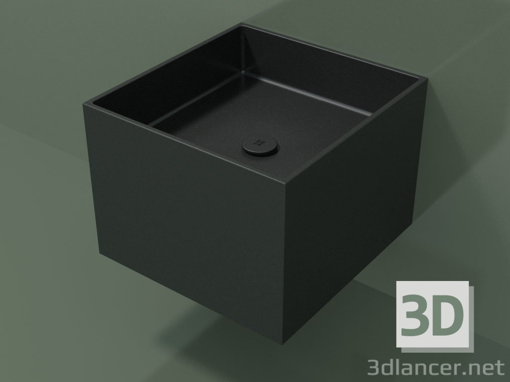 modello 3D Lavabo sospeso (02UN22301, Deep Nocturne C38, L 48, P 50, H 36 cm) - anteprima