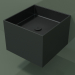 modèle 3D Lavabo suspendu (02UN22301, Deep Nocturne C38, L 48, P 50, H 36 cm) - preview