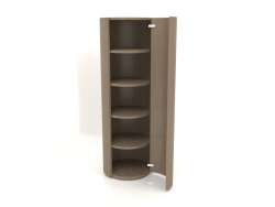 Cabinet (with open door) TM 09 (D=503x1510, wood grey)