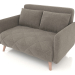 3D Modell Schlafsofa Cardiff (braun meliert) - Vorschau