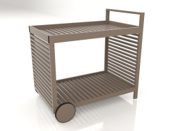 Serving trolley (Bronze)