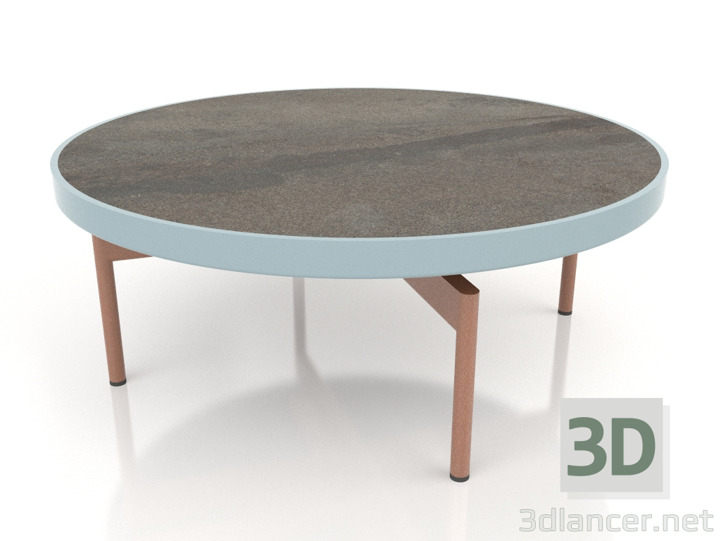 3d модель Стіл журнальний круглий Ø90x36 (Blue grey, DEKTON Radium) – превью