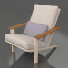 modèle 3D Fauteuil lounge club (Sable) - preview