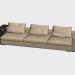 3d model Sofa Infiniti LUX (with shelves, 348х98) - preview