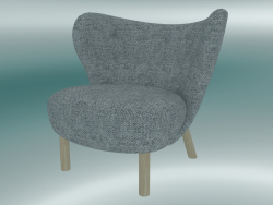 Fauteuil Little Petra (VB1, H 75cm, 83x79cm, Chêne huilé blanc)