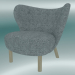 modèle 3D Fauteuil Little Petra (VB1, H 75cm, 83x79cm, Chêne huilé blanc) - preview