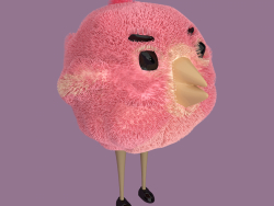 Pájaro de peluche