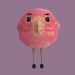 3d Soft toy bird model buy - render