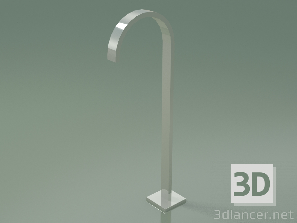 3d model Bath spout without diverter for free-standing installation (13 672 780-08) - preview